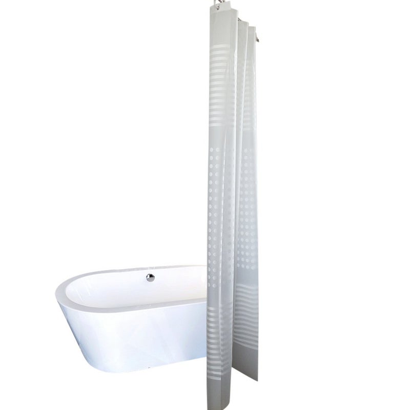 Riverbyland Translucent Shower Curtains Frosted 80 x 72 - Image 4